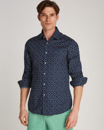 Cl   Oxford Ditsy Flower Shirt