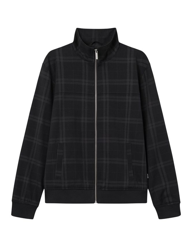Como Check Harrington Wool Mélange