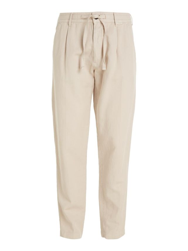 Cot Linen Tencel Slim Tapered