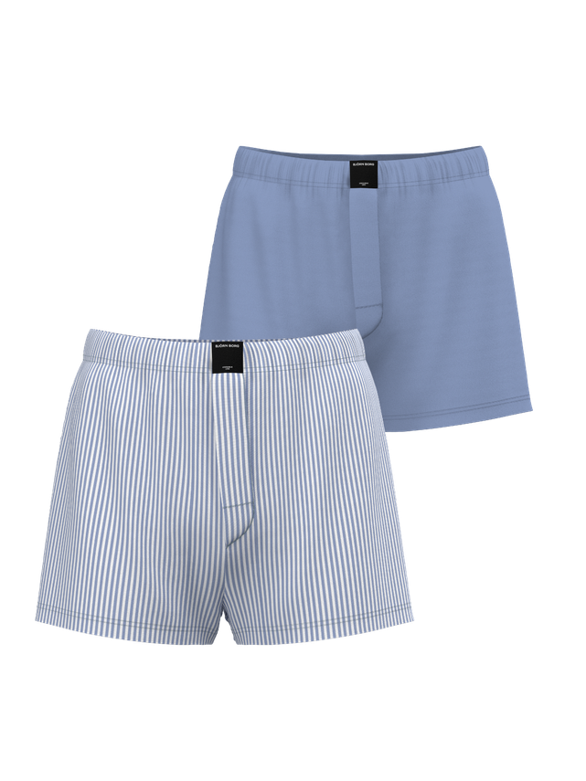 Cotton Stretch Woven Boxer Shorts 2p  Multipack