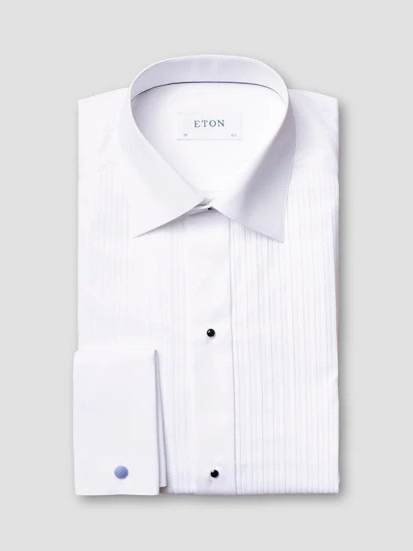 Eton Plissé Bib-front Tuxedo Shirt Contemporary Fit
