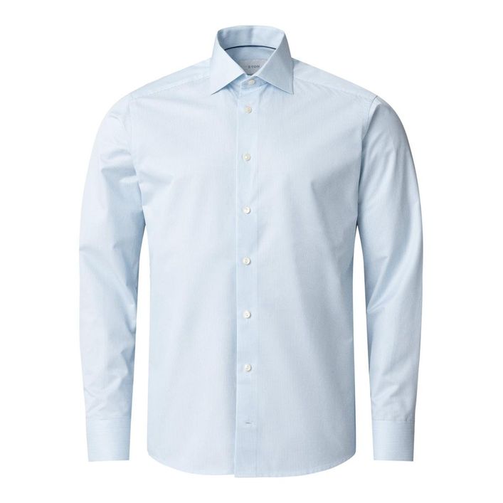 Fine Stripe Signature Twill Shirt     New Version Of Our Signature Twill Shirt
