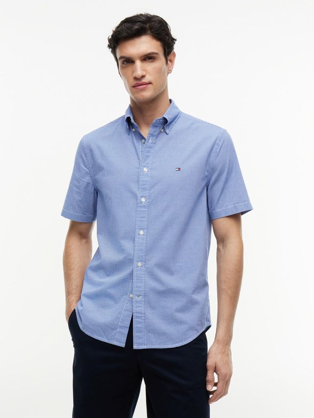 Flex Poplin Gingham Shirt