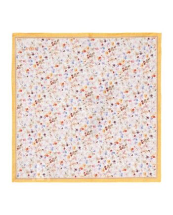 Floral Linen Pocket Square