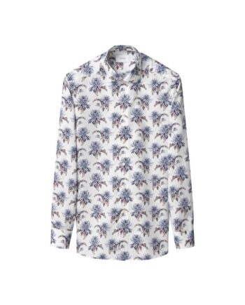 Floral Print Signature Twill Shirt