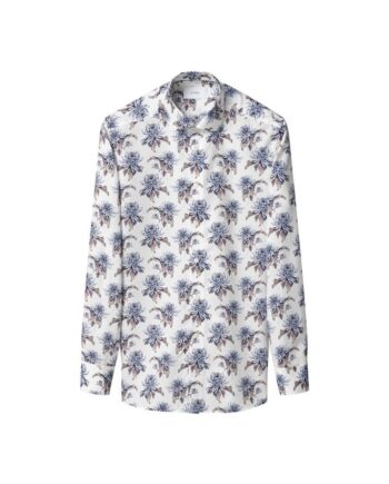 Floral Print Signature Twill Shirt