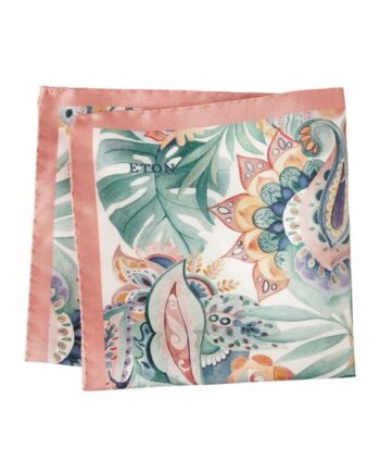 Floral Silk Pocket Square