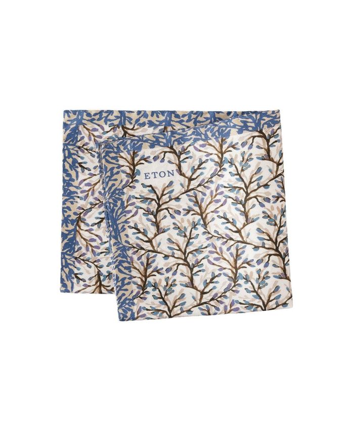 Foliage Oxford Silk Pocket Square