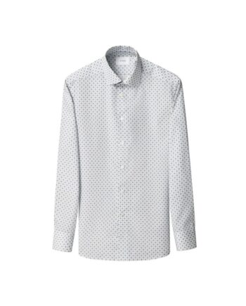 Geometric Print Signature Twill Shirt