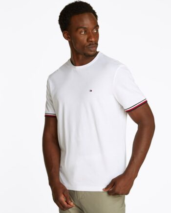 Global Stripe Cuff Tee