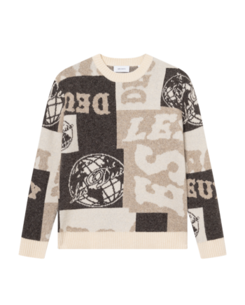 Globe Crewneck Knit