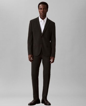 Italian Wool Blend Slim Trouser
