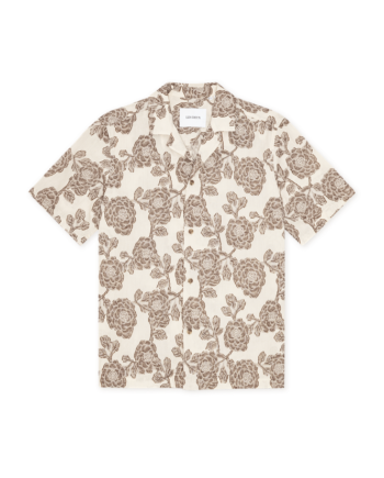 Lesley Flower Jacquard Ss Shirt