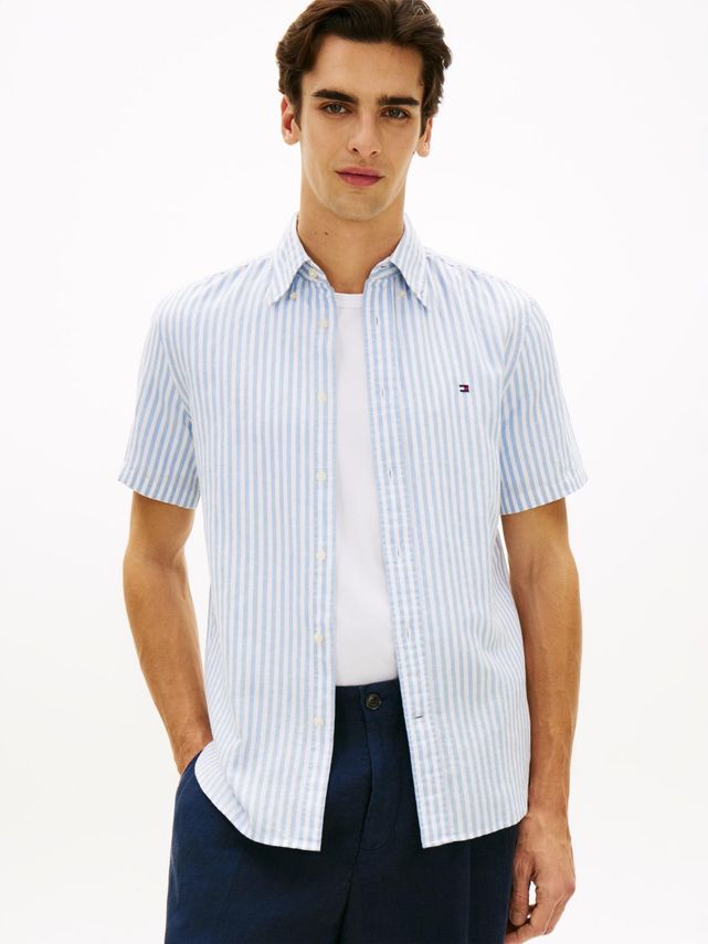Linen Blend Bengal Stp     Rf