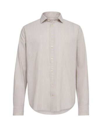 Linen Blend Shirt     Modern Fit