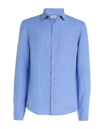 Linen Stripe Slim Shirt