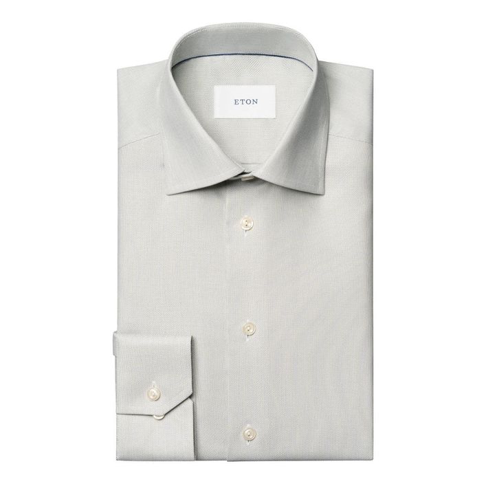 Melange Semi Solid Fine Twill Shirt
