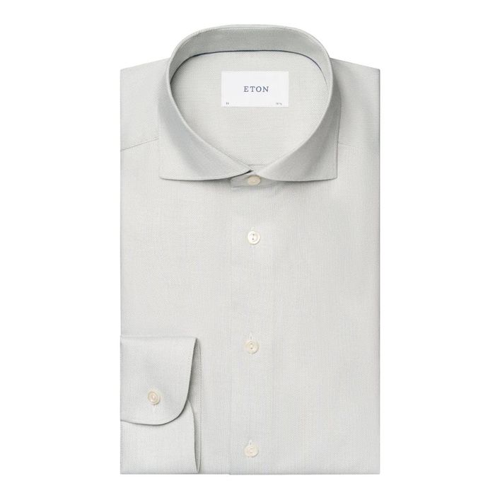 Melange Semi Solid Fine Twill Shirt
