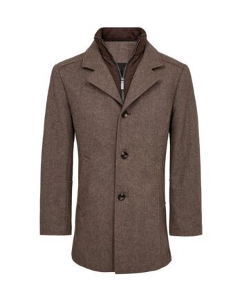 Mens Wool Coat Modern Fit