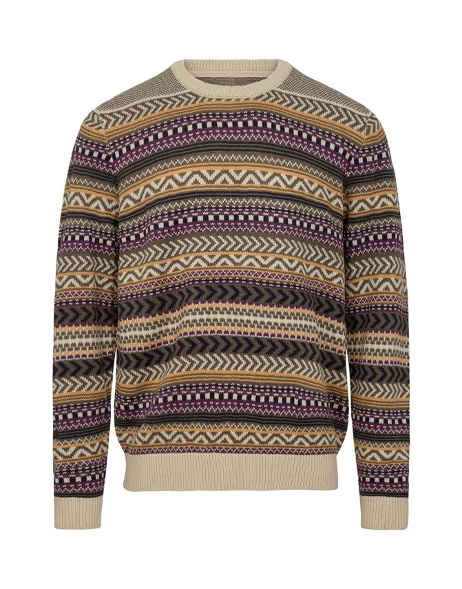 -neck Knit Regular Fit