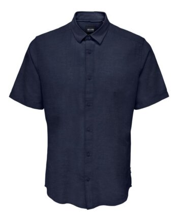 Onscaiden Ss Solid Linen Shirt Noos