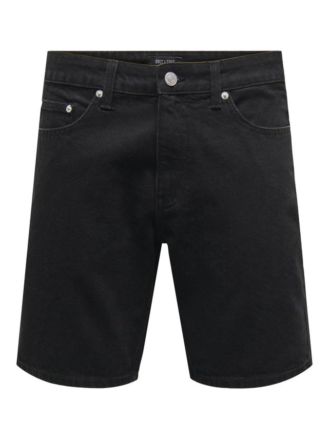 Onsedge Black 8012 Pim Dnm Shorts
