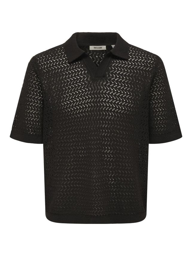 Onsnyle Ss Split Polo Knit