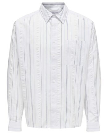 Onsquentin Rlx Ls Seersucker Shirt