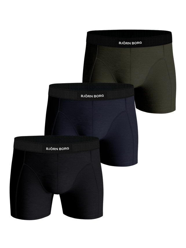Organic Cotton Stretch Boxer 3p Multipack