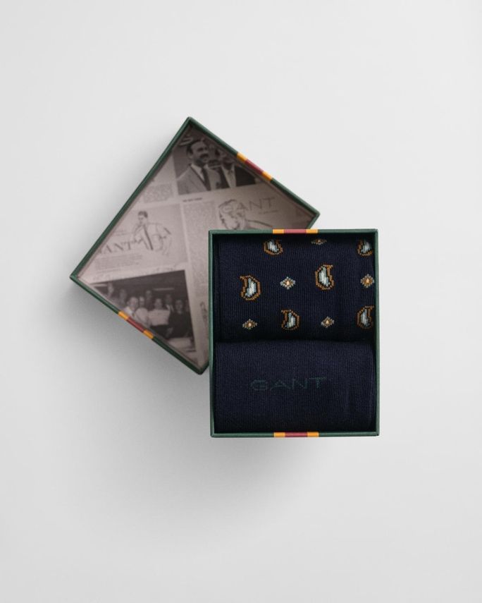 Paisley Socks -pack Gift Box