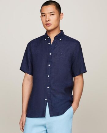 Pigment Dyed Linen Rf Shirt