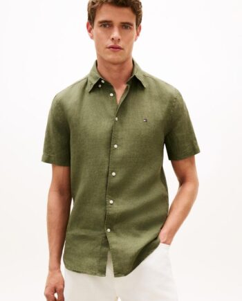 Pigment Dyed Linen Rf Shirt
