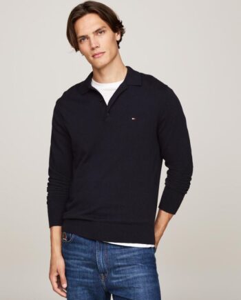 Pima Org Ctn Cashmere Ls Polo