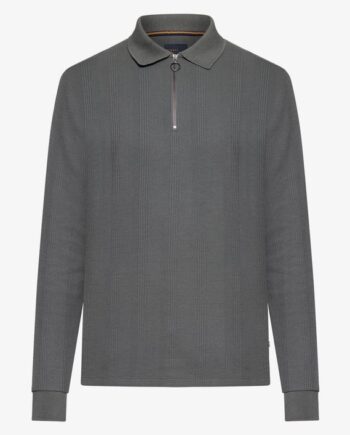 Pittsi Structured Zip Polo