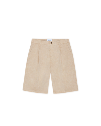 Reece Pleated Slub Shorts