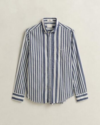 Reg Cotton Voile Stripe Shirt