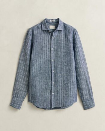 Reg Linen Stripe Shirt
