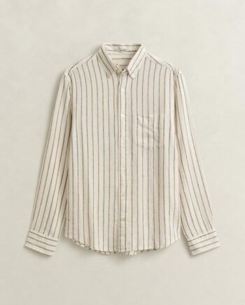 Reg Linen Viscose Stripe Shirt