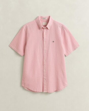 Reg Seersucker Stripe Ss Shirt