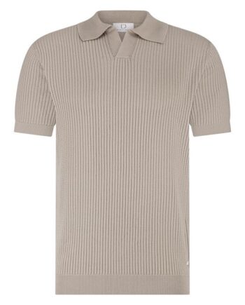Richard Knitted Polo Ss Halfzip