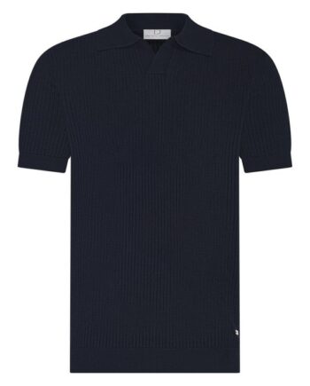 Richard Knitted Polo Ss Halfzip