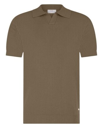 Richard Knitted Polo Ss Halfzip