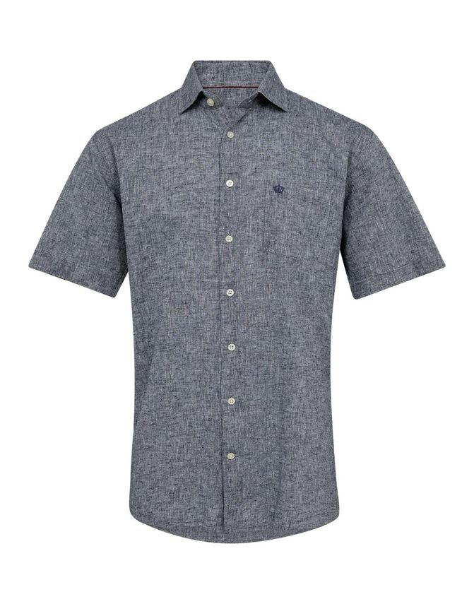 Regular Fit Linen Look