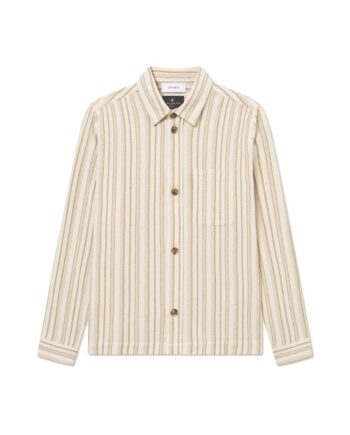Shane Stripe Cotton Overshirt