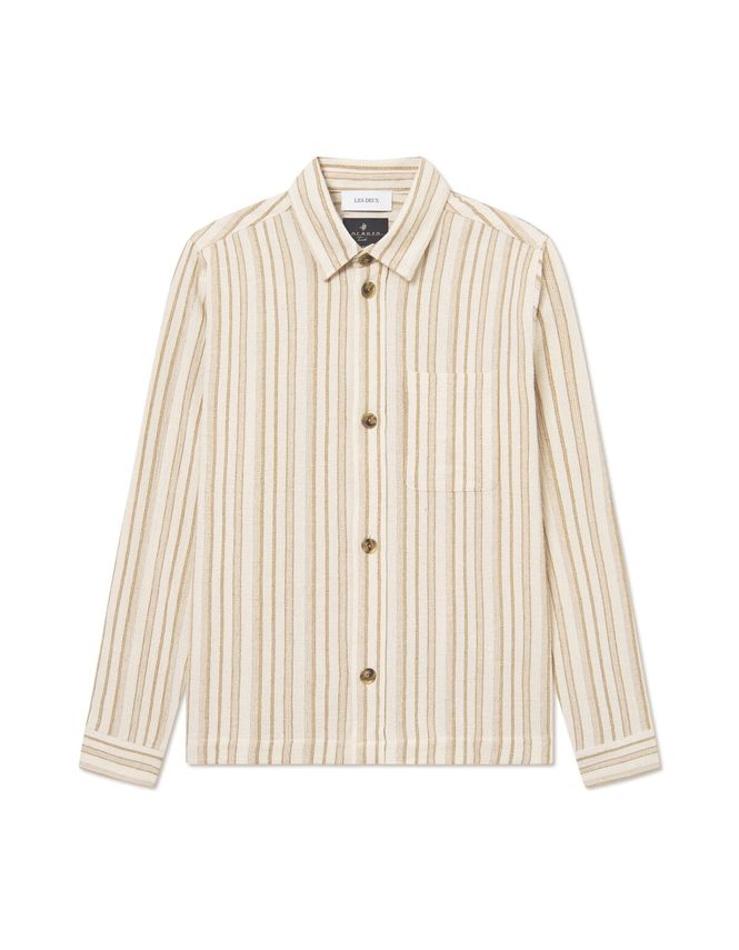 Shane Stripe Cotton Overshirt