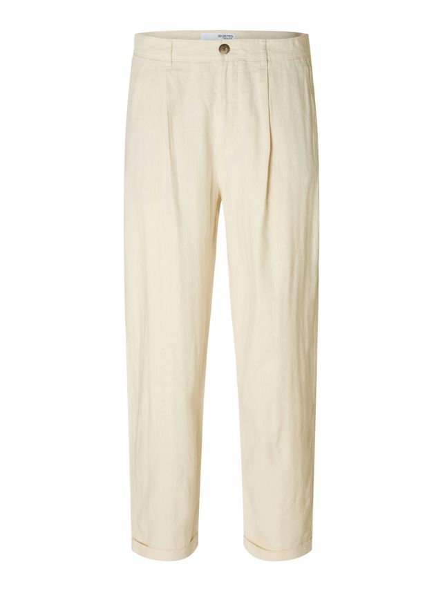 Slh180-relaxed Crop Ron Sun Pleat