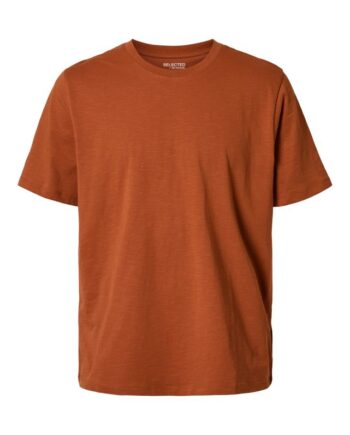 Slhaspen Slub Ss  -neck Tee Noos