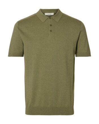 Slhberg Ss Knit Polo Noos