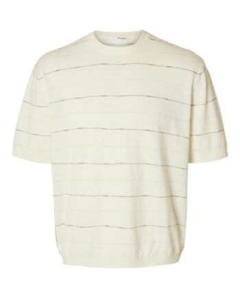 Slhberg Sun Ss Knit Relaxed Tee
