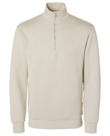 Slhemanuel Soft Zip High Neck Sweat
